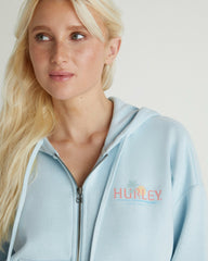 Coastline Crop Zip Hoodie