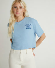 Surf Club Boxy Crop Tee