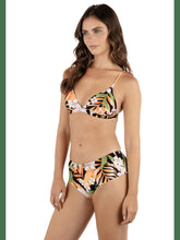 Atrium Tropical Banded Triangle Bikini Top