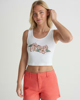 Aloha Scoop Crop Tank