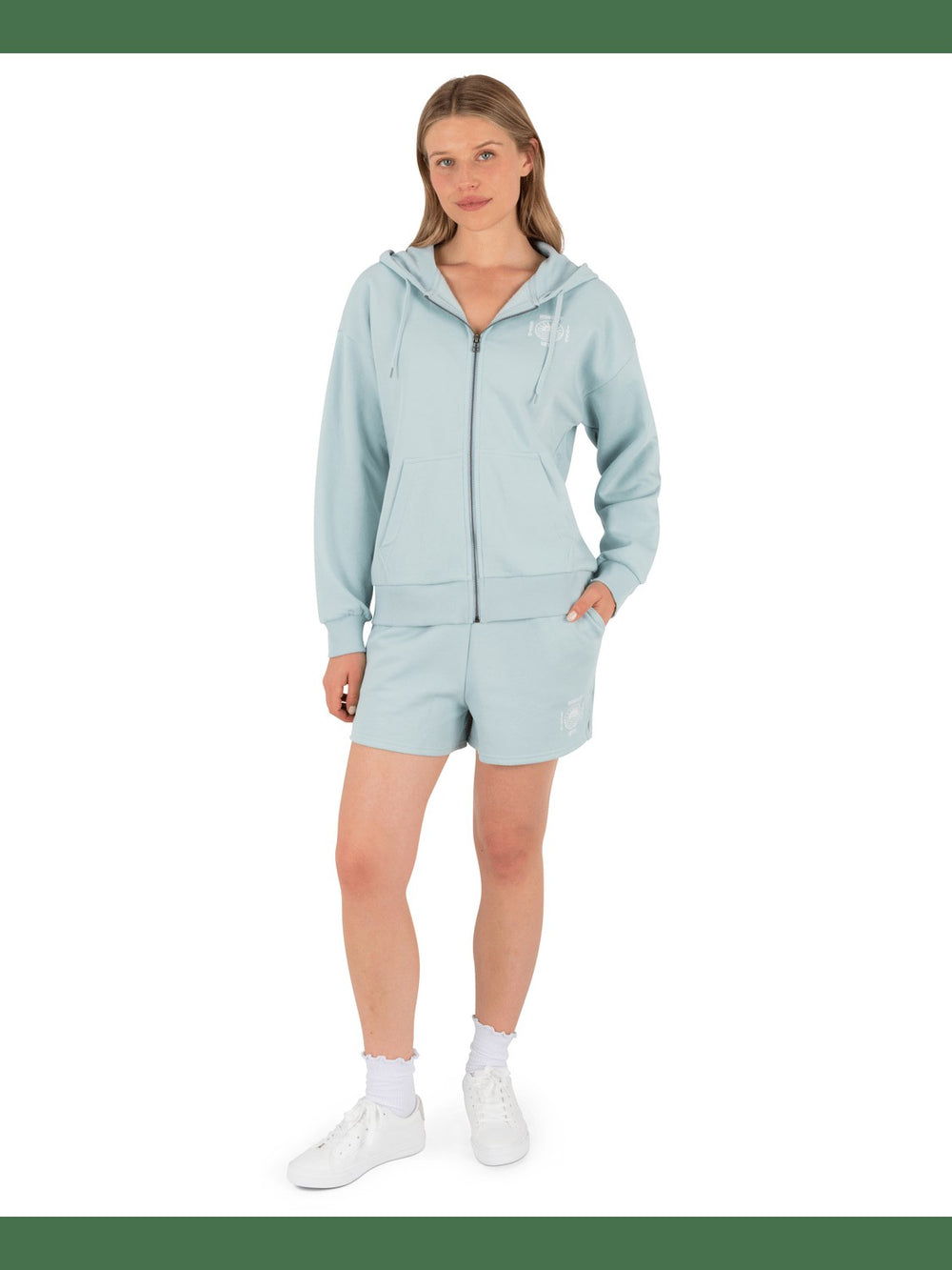 Bliss Crop Zip Hoodie