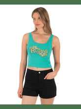 Aloha Scoop Crop Tank