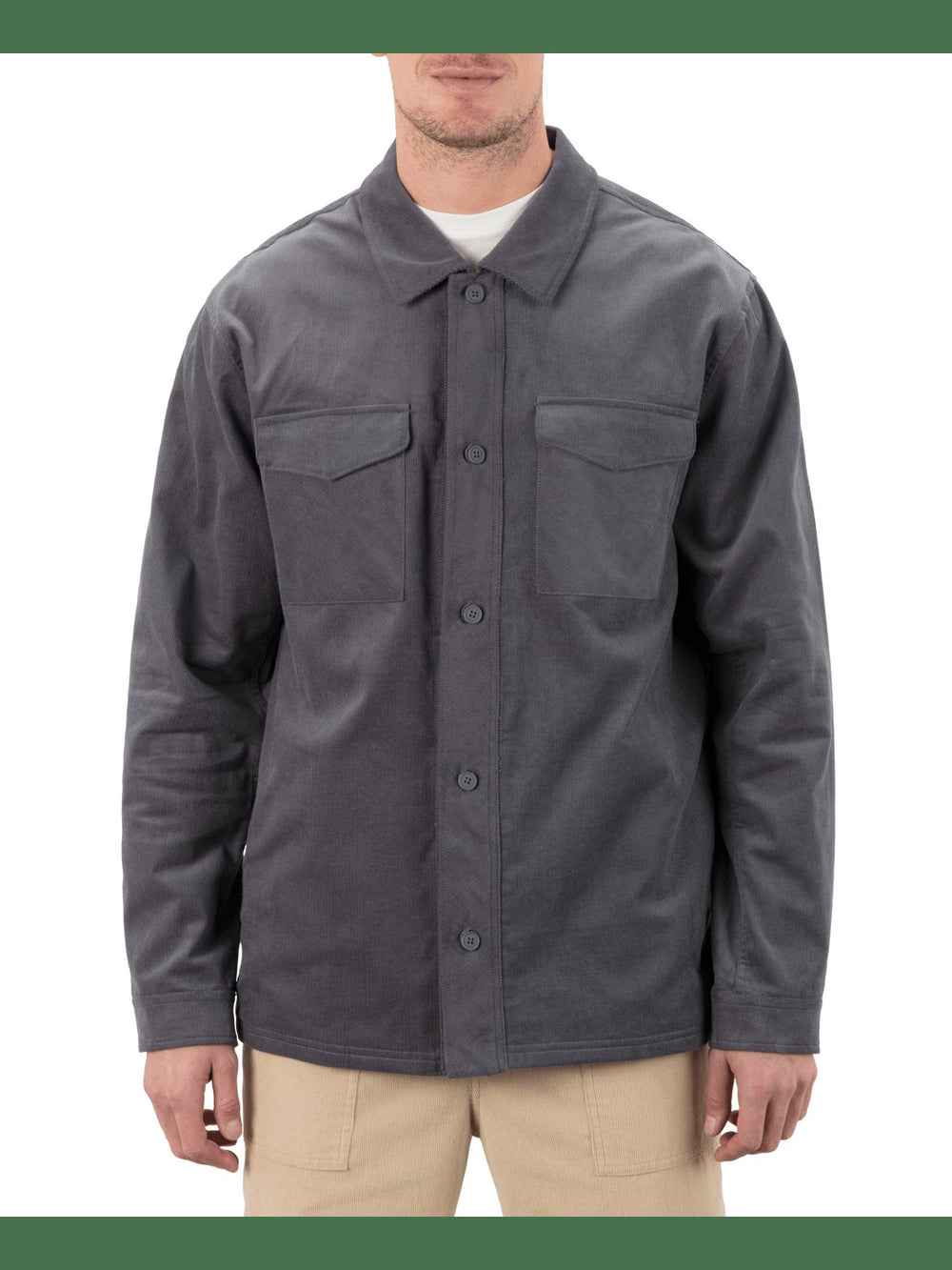 Lido Cord Long Sleeve Overshirt