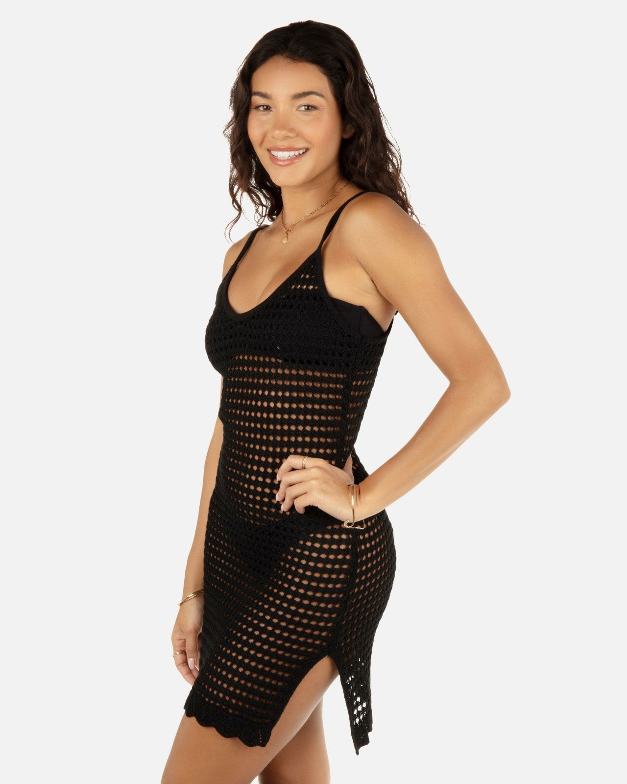 Crochet Mini Dress