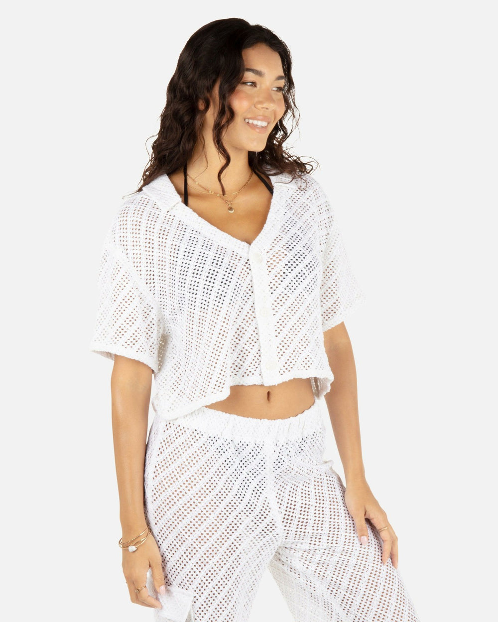 Crochet Camp Shirt