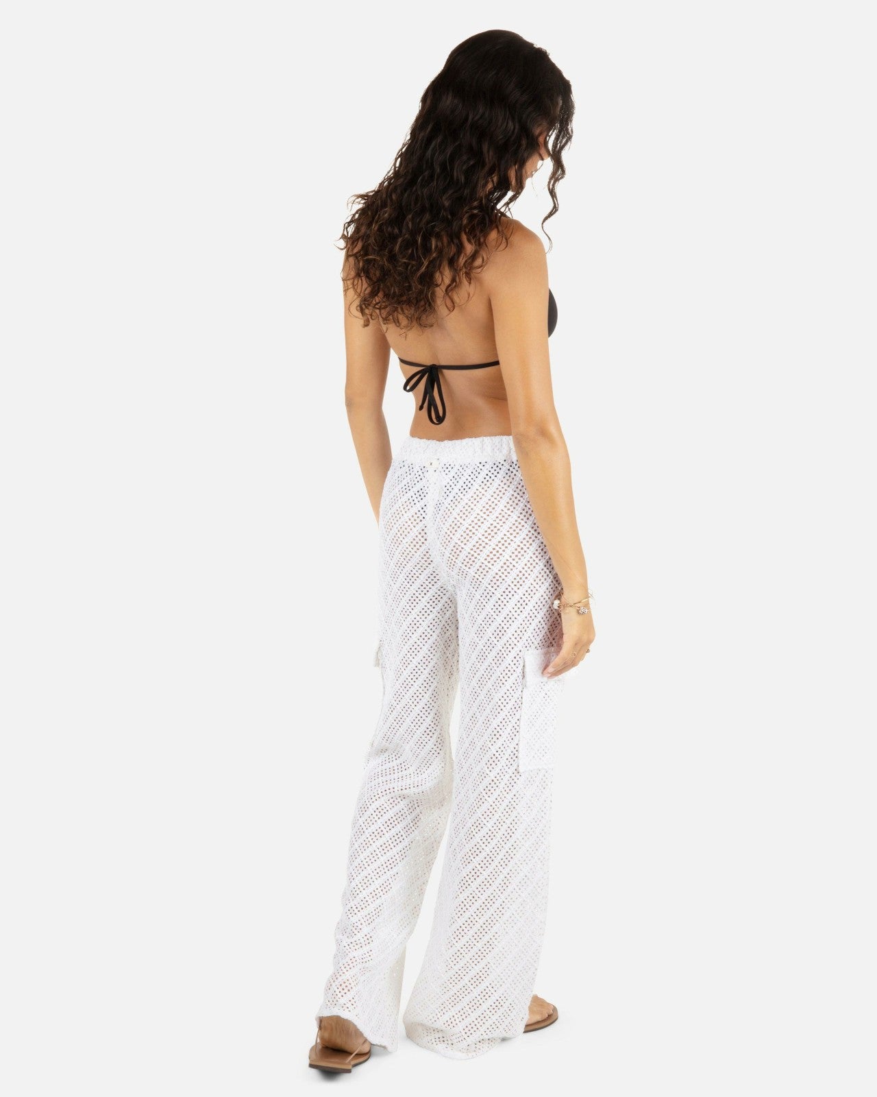 Crochet Cargo Beach Pant