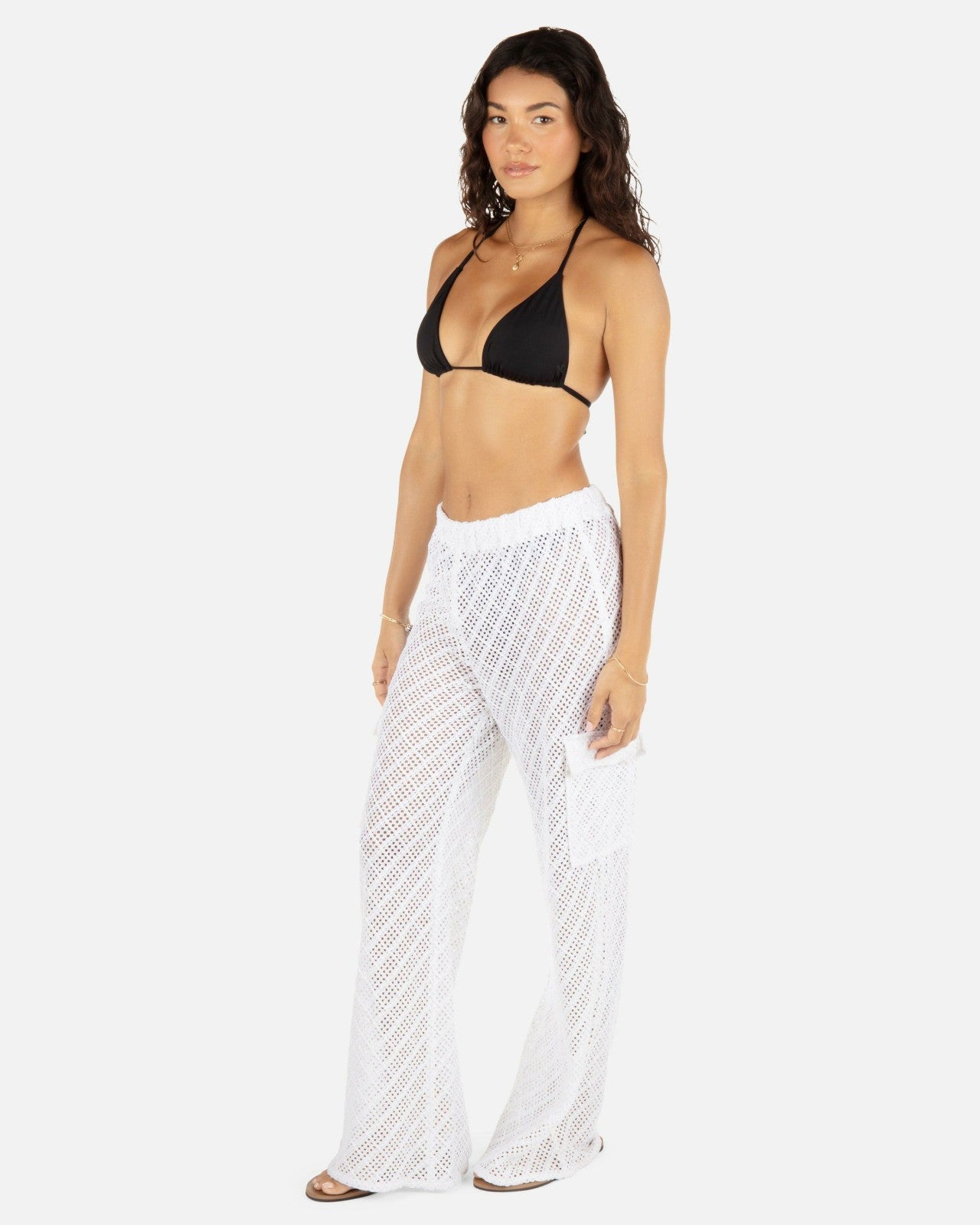 Crochet Cargo Beach Pant