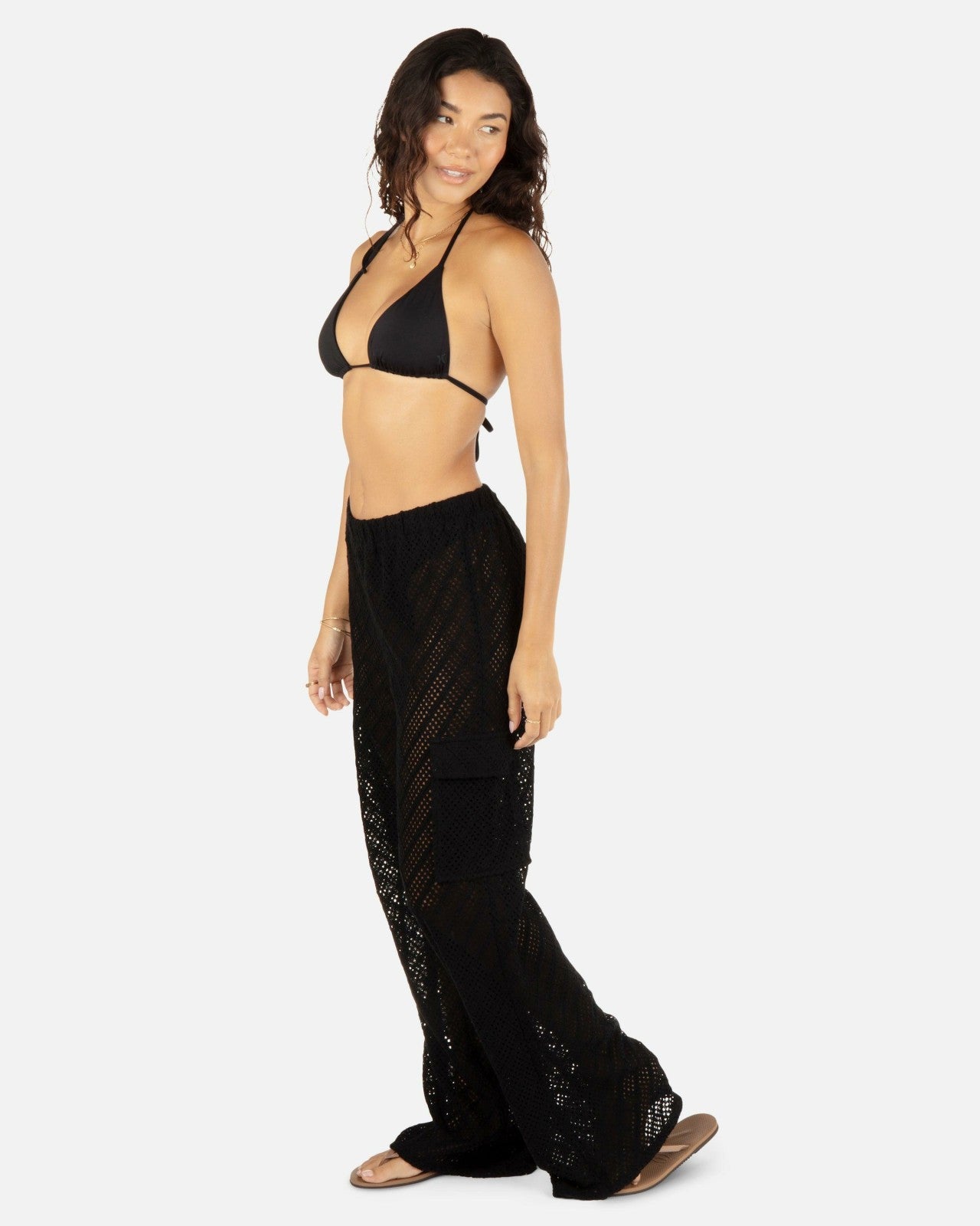 Crochet Cargo Beach Pant