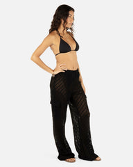 Crochet Cargo Beach Pant