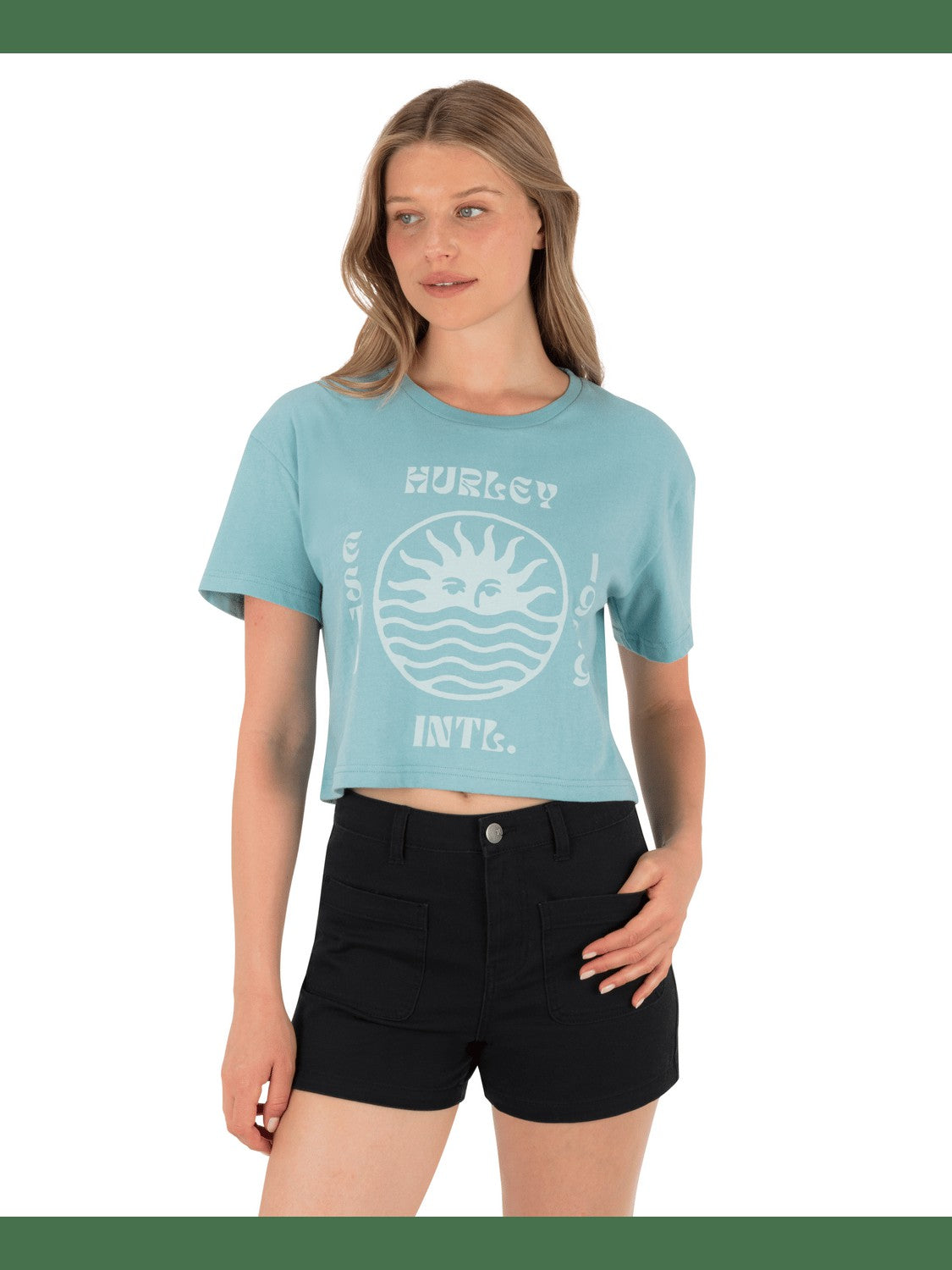 Bliss Boxy Crop Tee