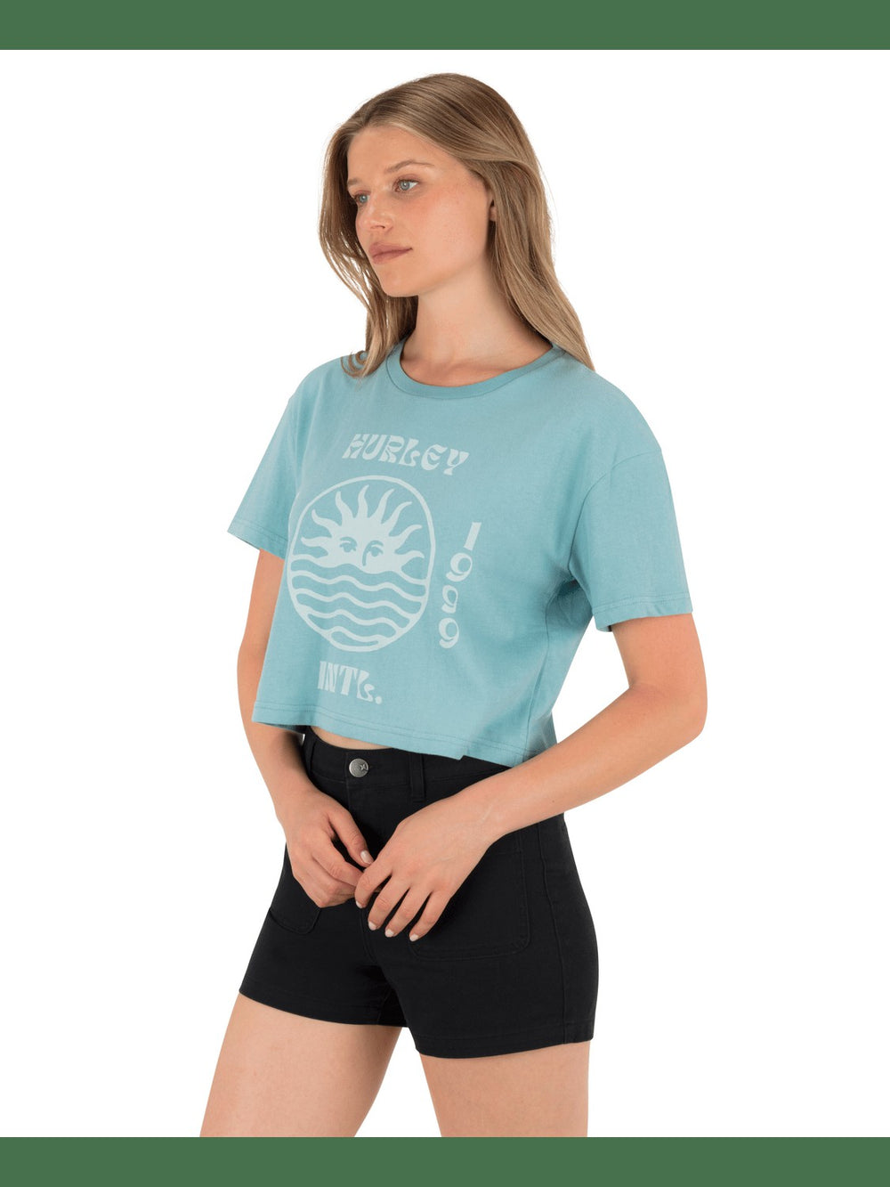 Bliss Boxy Crop Tee