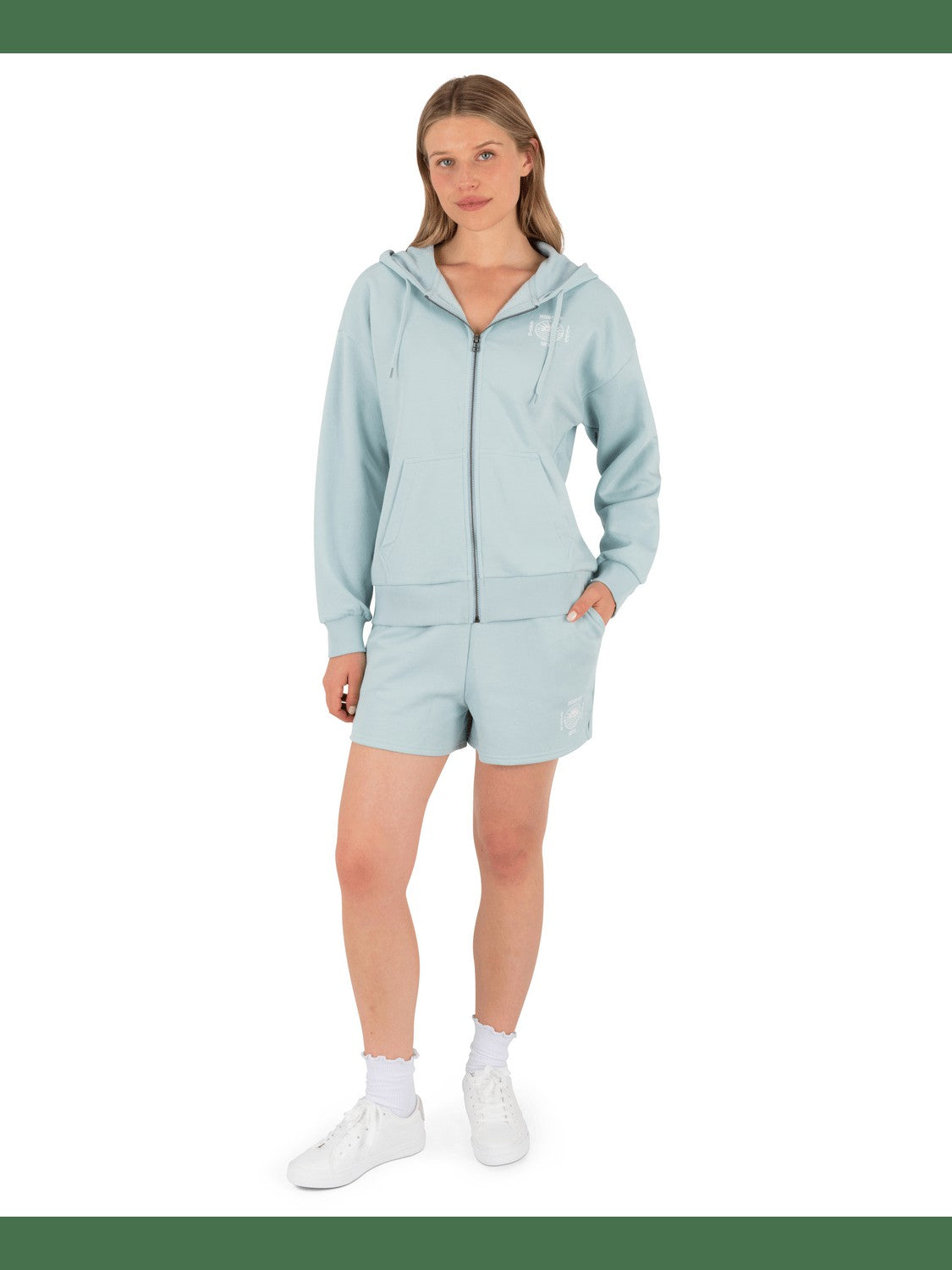 Bliss Crop Zip Hoodie
