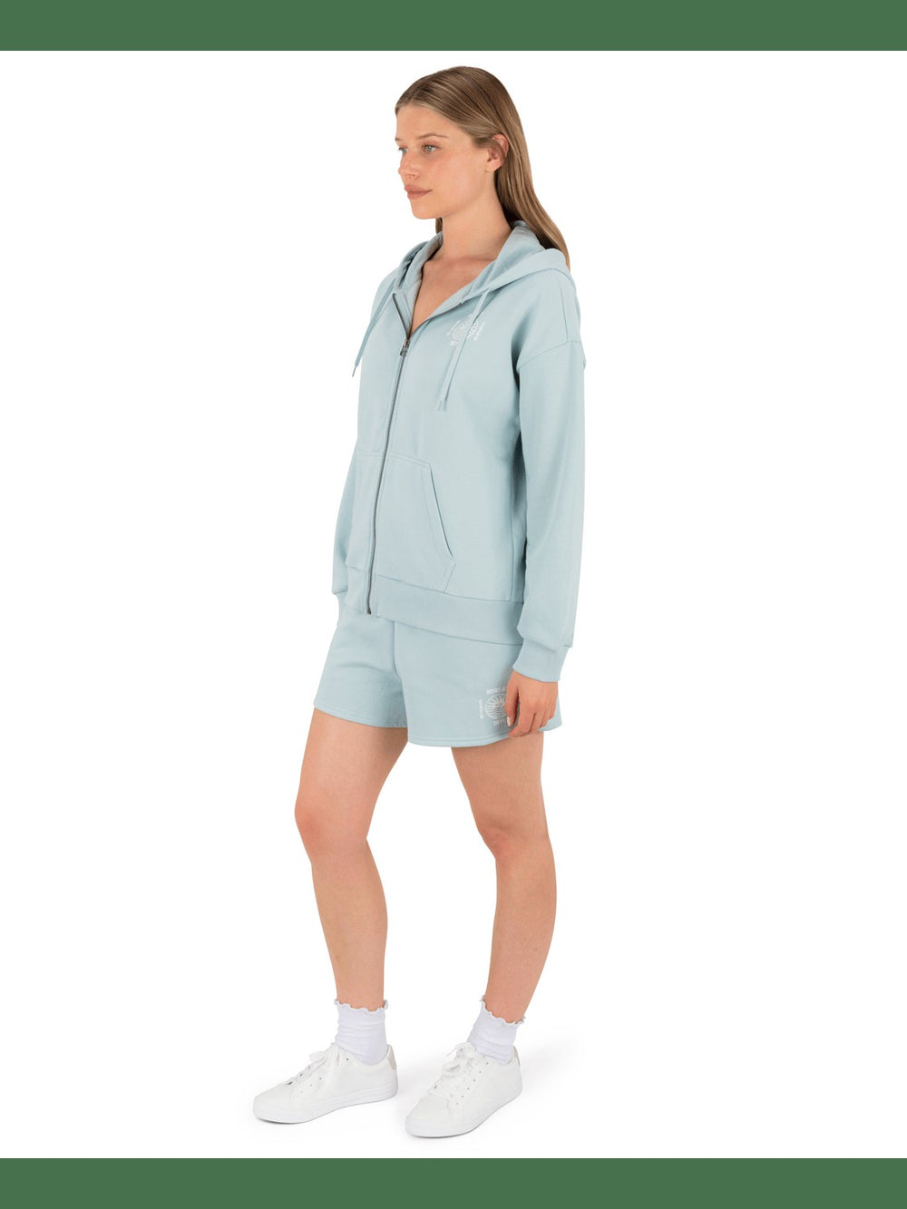 Bliss Crop Zip Hoodie