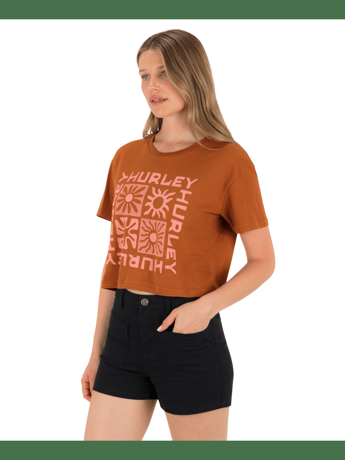 Botany Boxy Crop Tee