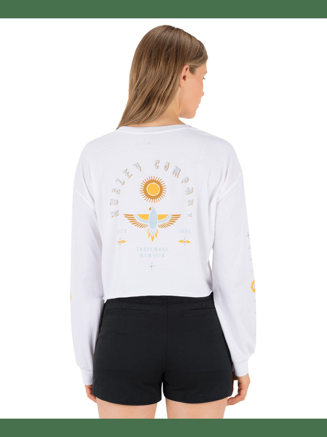 Eagles High Long Sleeve Crop Tee