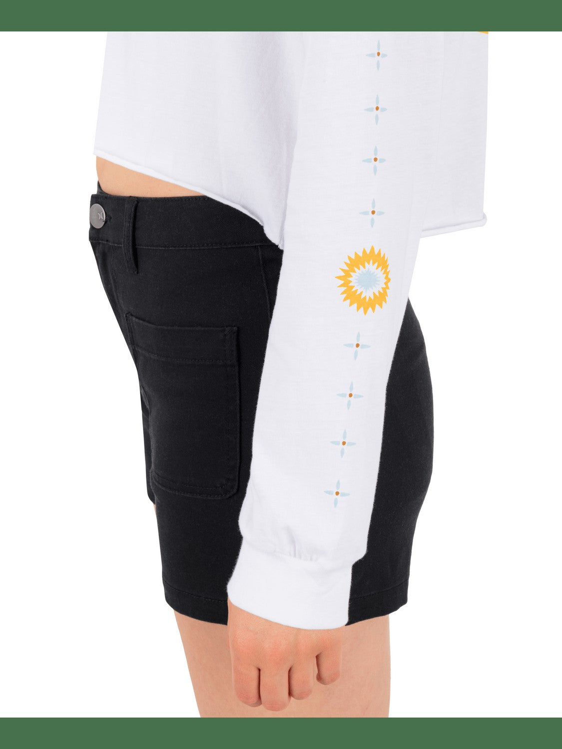 Eagles High Long Sleeve Crop Tee